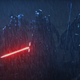The very blurry Knights of Ren.